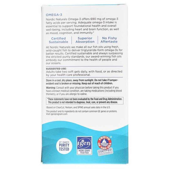 Omega-3 Lemon Softgels, NRN